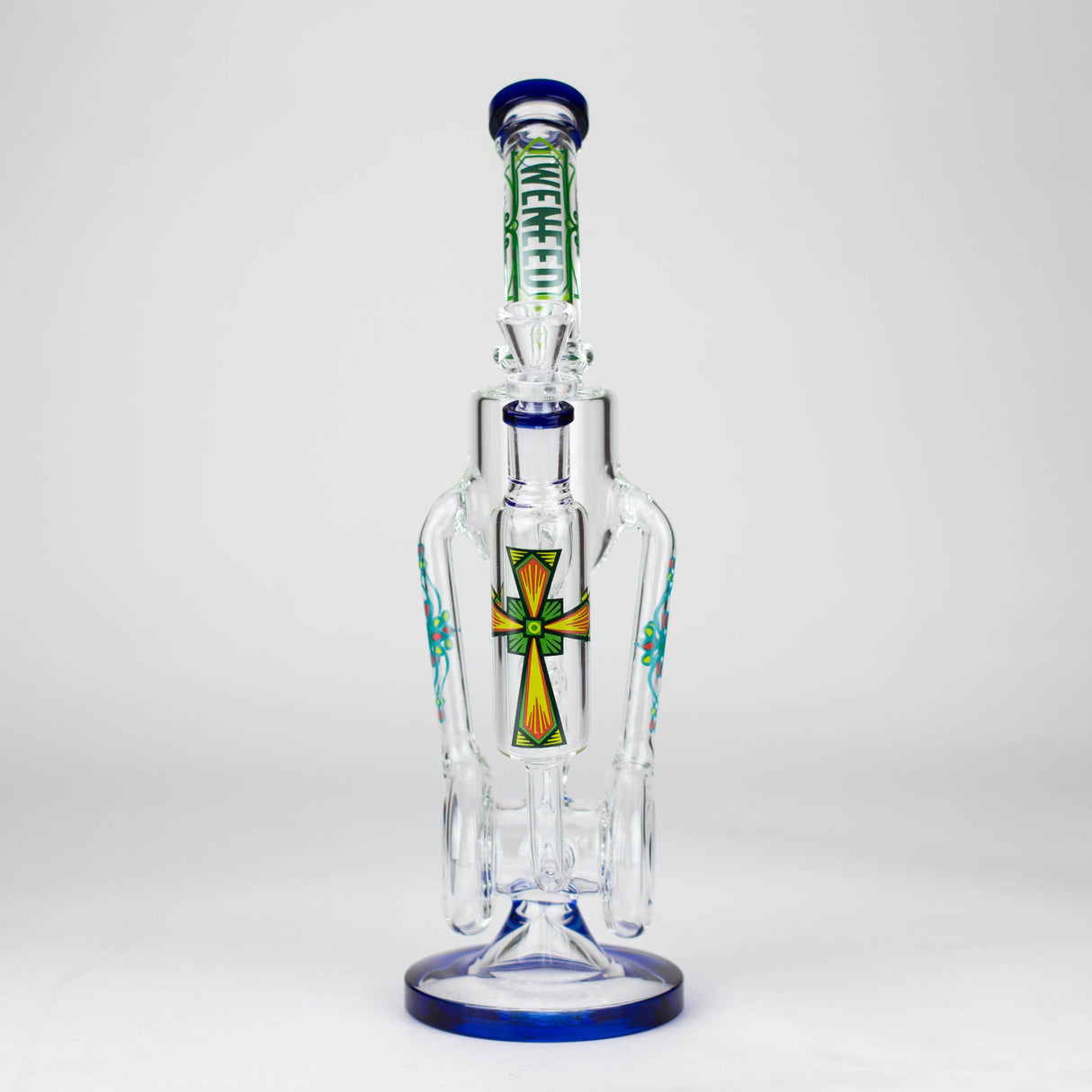 WENEED® Glass Bong WENEED | 14" Spiral Recycler Glass bong WENEED | 14" Spiral Recycler Glass bong