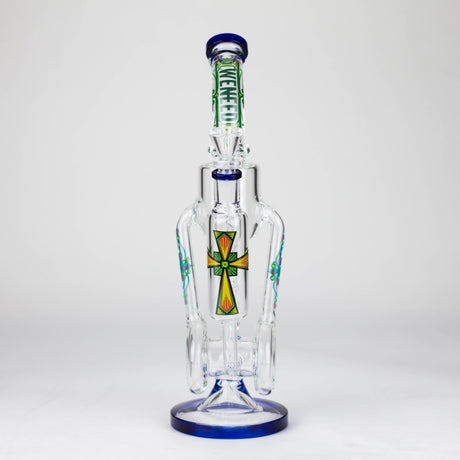 WENEED® Glass Bong WENEED | 14" Spiral Recycler Glass bong WENEED | 14" Spiral Recycler Glass bong