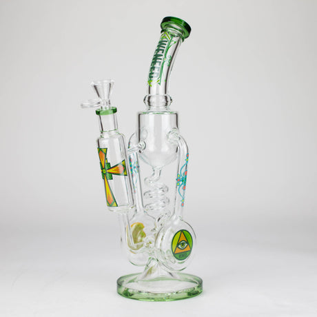 WENEED® Glass Bong WENEED | 14" Spiral Recycler Glass bong WENEED | 14" Spiral Recycler Glass bong