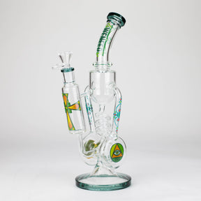 WENEED® Glass Bong WENEED | 14" Spiral Recycler Glass bong WENEED | 14" Spiral Recycler Glass bong