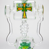 WENEED Pulse Helix 14" Stemless Glass Dab Rig