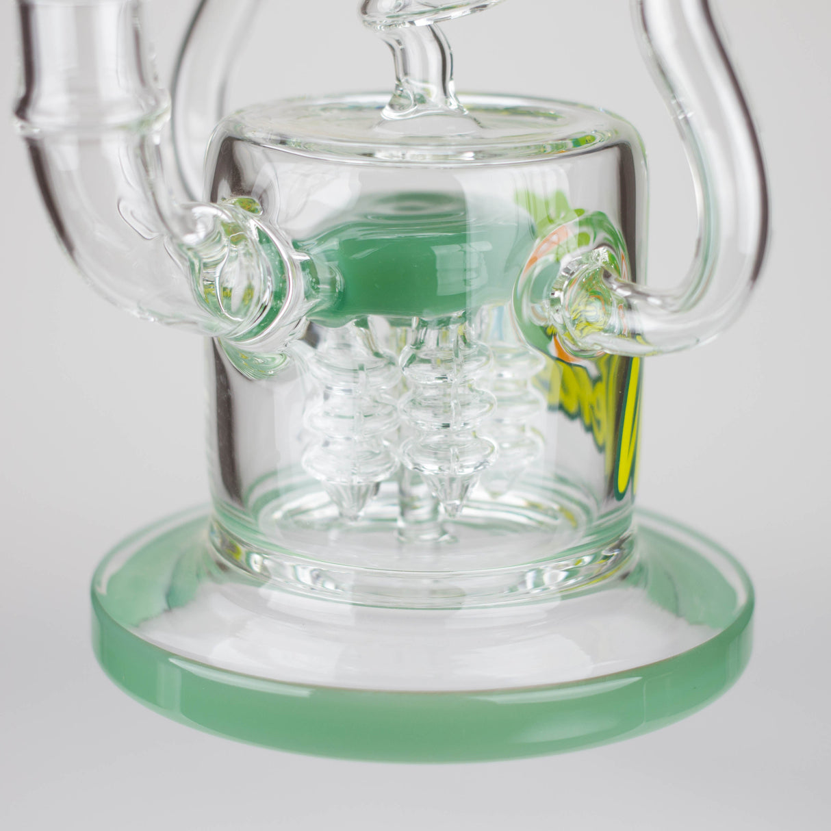 WENEED Pulse Helix 14" Stemless Glass Dab Rig