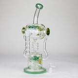 WENEED Pulse Helix 14" Stemless Glass Dab Rig
