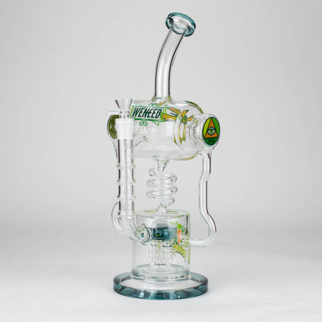 WENEED® Glass Bong WENEED Pulse Helix 14" Stemless Glass Dab Rig WENEED Pulse Helix 14" Glass Dab Rig | Canada