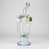 WENEED Pulse Helix 14" Stemless Glass Dab Rig