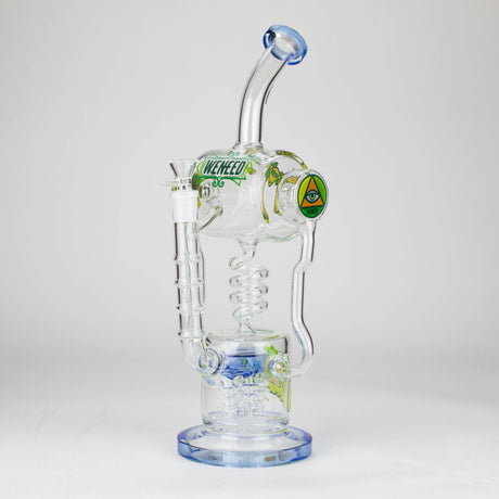 WENEED® Glass Bong WENEED Pulse Helix 14" Stemless Glass Dab Rig WENEED Pulse Helix 14" Glass Dab Rig | Canada