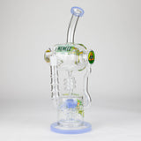 WENEED Pulse Helix 14" Stemless Glass Dab Rig