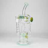 WENEED Pulse Helix 14" Stemless Glass Dab Rig