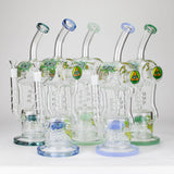 WENEED Pulse Helix 14" Stemless Glass Dab Rig
