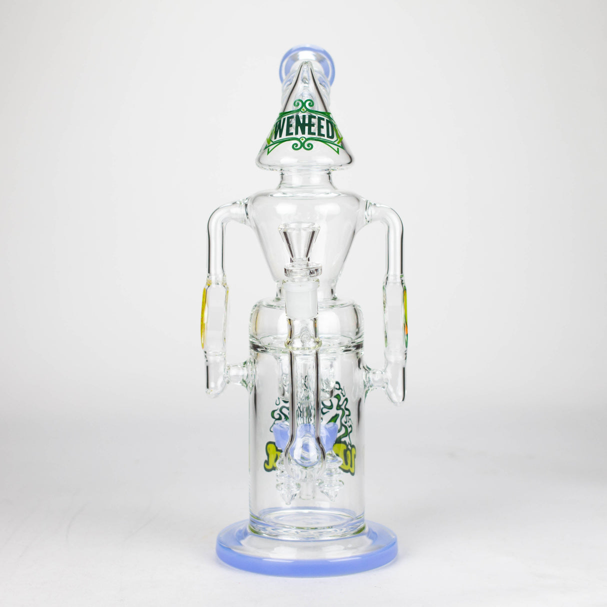 WENEED® Glass Bong WENEED | 13.5" Halo Spire Glass Bong WENEED | 13.5" Halo Spire Glass Bong