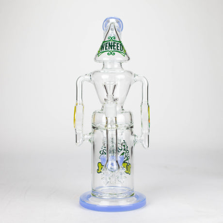 WENEED® Glass Bong WENEED | 13.5" Halo Spire Glass Bong WENEED | 13.5" Halo Spire Glass Bong