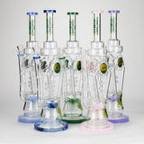 WENEED® Glass Bong WENEED | 15" Infinity Tower Glass Bong WENEED | 15" Infinity Tower Glass Bong
