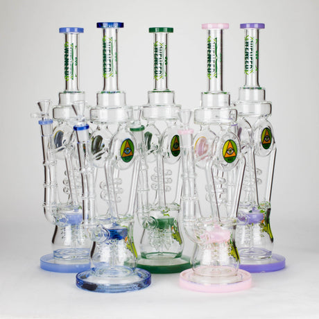 WENEED® Glass Bong WENEED | 15" Infinity Tower Glass Bong WENEED | 15" Infinity Tower Glass Bong