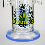 WENEED® Glass Bong WENEED | 13.5" Halo Spire Glass Bong WENEED | 13.5" Halo Spire Glass Bong