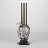 12" Skull Shape Acrylic Water Pipe with Detachable Base