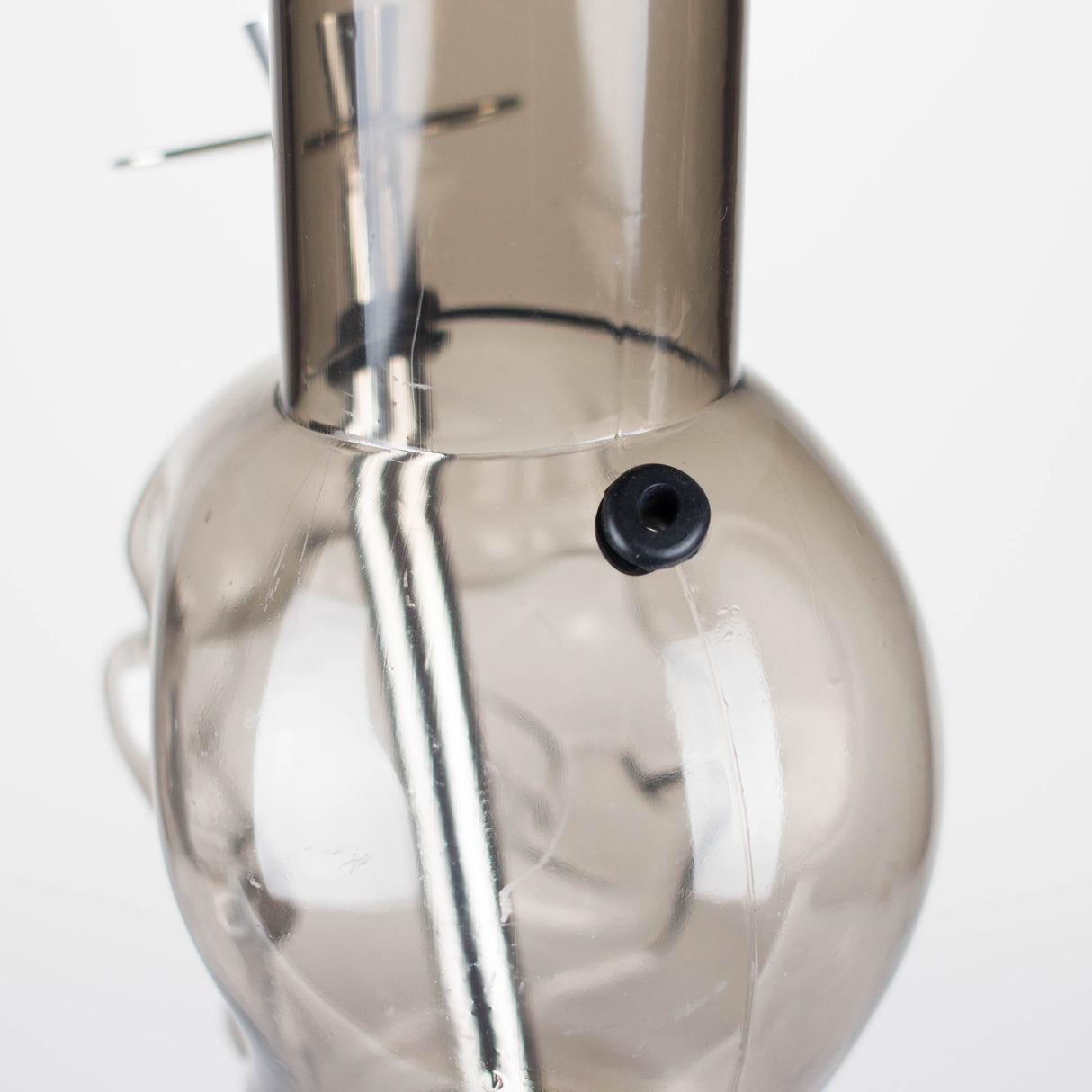 12" Skull Shape Acrylic Water Pipe with Detachable Base