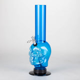 12" Skull Shape Acrylic Water Pipe with Detachable Base