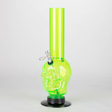 12" Skull Shape Acrylic Water Pipe with Detachable Base