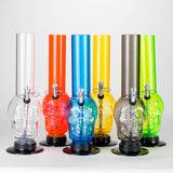 12" Skull Shape Acrylic Water Pipe with Detachable Base