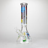 NIBO Distribution Glass Bong 14" Yellow Family Cartoon 9 mm glass bongs [PIP789] 14" Yellow Family Cartoon 9 mm glass bongs [PIP789]
