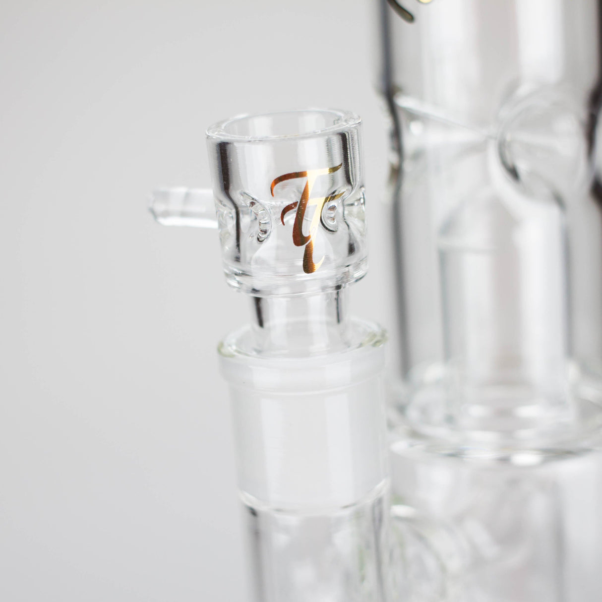 Maq Distributors Glass Bong Tech Tubes | 14" Circ Cannon Clear Glass Bong Tech Tubes | 14" Circ Cannon Clear Glass Bong