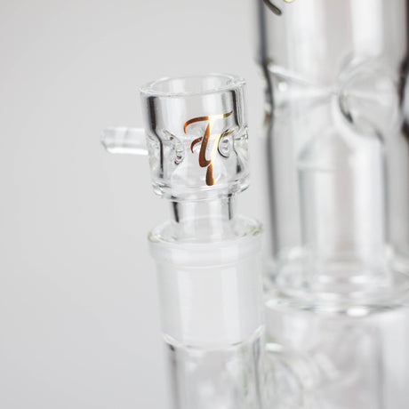 Maq Distributors Glass Bong Tech Tubes | 14" Circ Cannon Clear Glass Bong Tech Tubes | 14" Circ Cannon Clear Glass Bong