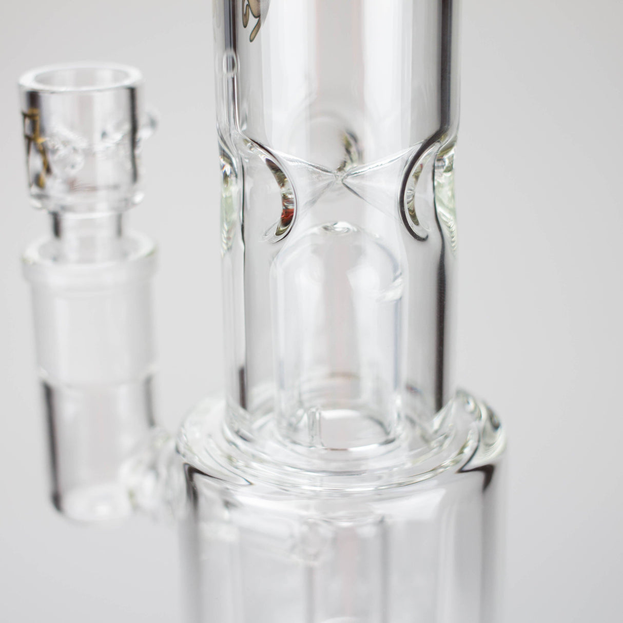Maq Distributors Glass Bong Tech Tubes | 14" Circ Cannon Clear Glass Bong Tech Tubes | 14" Circ Cannon Clear Glass Bong