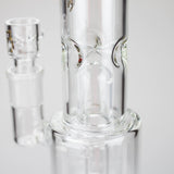 Maq Distributors Glass Bong Tech Tubes | 14" Circ Cannon Clear Glass Bong Tech Tubes | 14" Circ Cannon Clear Glass Bong