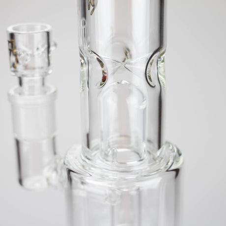 Maq Distributors Glass Bong Tech Tubes | 14" Circ Cannon Clear Glass Bong Tech Tubes | 14" Circ Cannon Clear Glass Bong