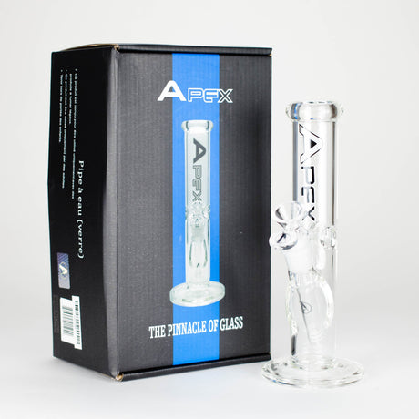 Maq Distributors Glass Bong Apex | 9" Value Straight Glass Bong Apex | 9" Value Straight Glass Bong