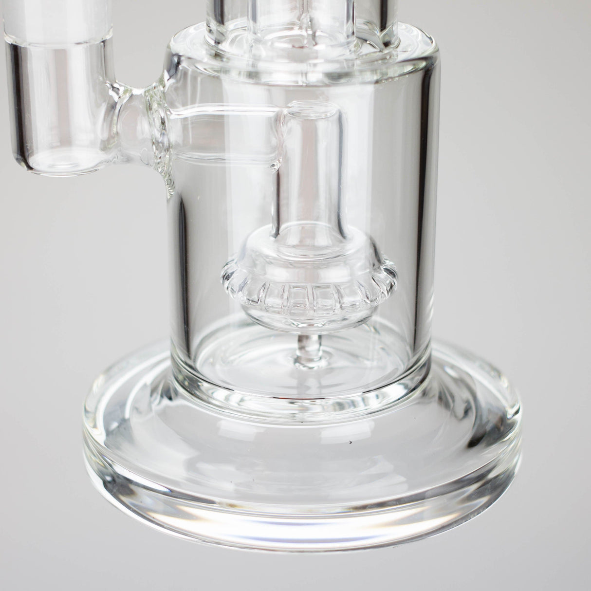 Maq Distributors Glass Bong Tech Tubes | 14" Circ Cannon Clear Glass Bong Tech Tubes | 14" Circ Cannon Clear Glass Bong