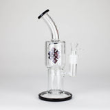 Maq Distributors Glass Bong Karma | Glass Bong 11" Double Tree Bend Karma | Glass Bong 11" Double Tree Bend