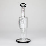 Maq Distributors Glass Bong Karma | Glass Bong 11" Double Tree Bend Karma | Glass Bong 11" Double Tree Bend