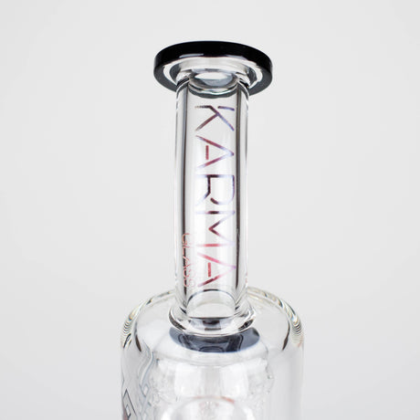 Maq Distributors Glass Bong Karma | Glass Bong 11" Double Tree Bend Karma | Glass Bong 11" Double Tree Bend