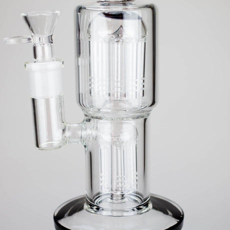 Maq Distributors Glass Bong Karma | Glass Bong 11" Double Tree Bend Karma | Glass Bong 11" Double Tree Bend