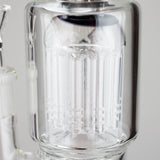 Maq Distributors Glass Bong Karma | Glass Bong 11" Double Tree Bend Karma | Glass Bong 11" Double Tree Bend