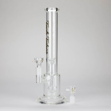 Maq Distributors Glass Bong Tech Tubes | 14" Circ Cannon Clear Glass Bong Tech Tubes | 14" Circ Cannon Clear Glass Bong