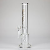 Maq Distributors Glass Bong Tech Tubes | 14" Circ Cannon Clear Glass Bong Tech Tubes | 14" Circ Cannon Clear Glass Bong