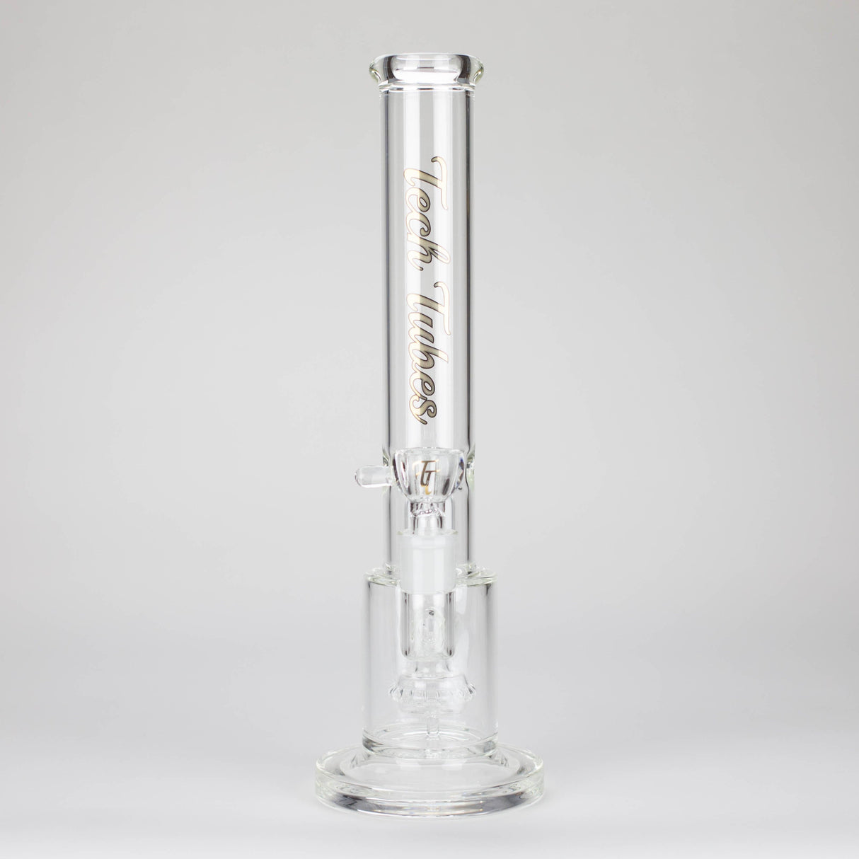Maq Distributors Glass Bong Tech Tubes | 14" Circ Cannon Clear Glass Bong Tech Tubes | 14" Circ Cannon Clear Glass Bong