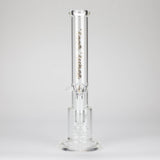 Maq Distributors Glass Bong Tech Tubes | 14" Circ Cannon Clear Glass Bong Tech Tubes | 14" Circ Cannon Clear Glass Bong