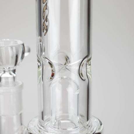 Maq Distributors Glass Bong Tech Tubes | 14" Circ Cannon Clear Glass Bong Tech Tubes | 14" Circ Cannon Clear Glass Bong