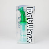 Dabware 10" Green Platinum Double Perc Silicone Bubbler