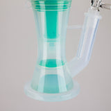 Dabware 10" Green Platinum Double Perc Silicone Bubbler