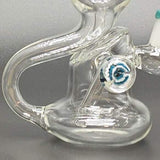 Super Supplys Inc Glass Bong 8" Recycler Water Bong-Assorted Color 8" Recycler Water Bong-Assorted Color