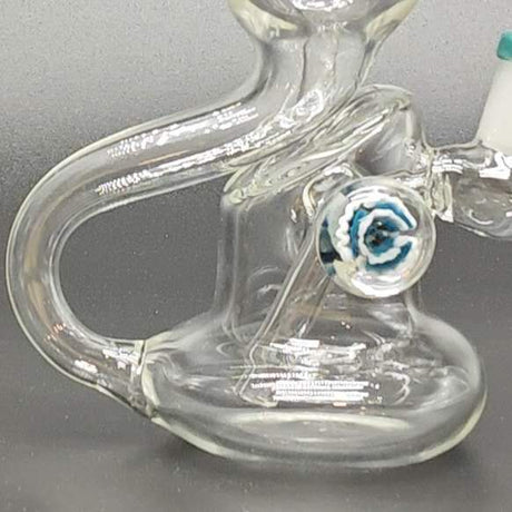 Super Supplys Inc Glass Bong 8" Recycler Water Bong-Assorted Color 8" Recycler Water Bong-Assorted Color