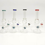 Super Supplys Inc Glass Bong 8" Recycler Water Bong-Assorted Color 8" Recycler Water Bong-Assorted Color