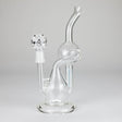 PINNACLE DISTRIBUTORS INC. Glass Rig Pure Glass | 8" Infinity Recycler 2 - Flower and Dab Pure Glass | 8" Infinity Recycler 2 - Flower and Dab