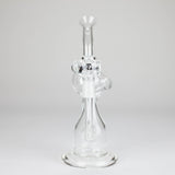 PINNACLE DISTRIBUTORS INC. Glass Rig Pure Glass | 8" Infinity Recycler 2 - Flower and Dab Pure Glass | 8" Infinity Recycler 2 - Flower and Dab