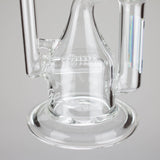PINNACLE DISTRIBUTORS INC. Glass Rig Pure Glass | 8" Infinity Recycler 2 - Flower and Dab Pure Glass | 8" Infinity Recycler 2 - Flower and Dab