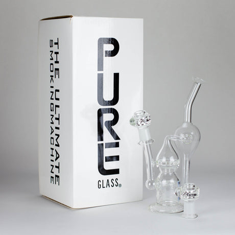 PINNACLE DISTRIBUTORS INC. Glass Rig Pure Glass | 12" Infinity Recycler - Flower and Dab Pure Glass | 12" Infinity Recycler - Flower and Dab